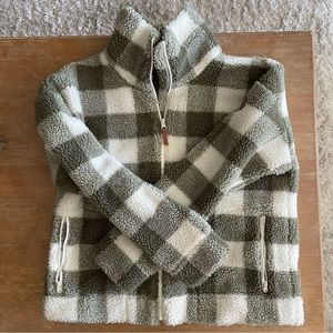 Plaid Sherpa Jacket